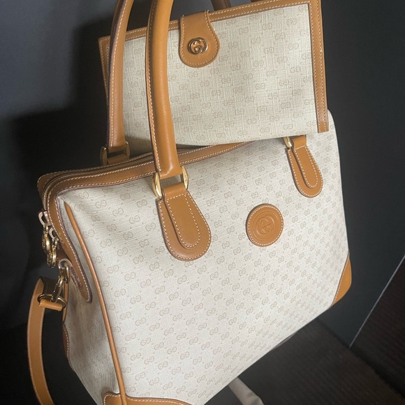 GUCCI BOSTON BAG & WALLET SET - Picture 2 of 10